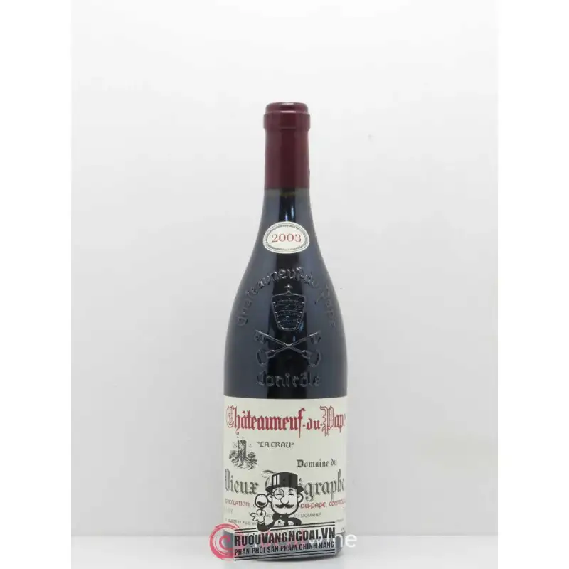 Vang Pháp Domaine du Vieux Telegraphe La Crau Chateauneuf du Pape cao cấp