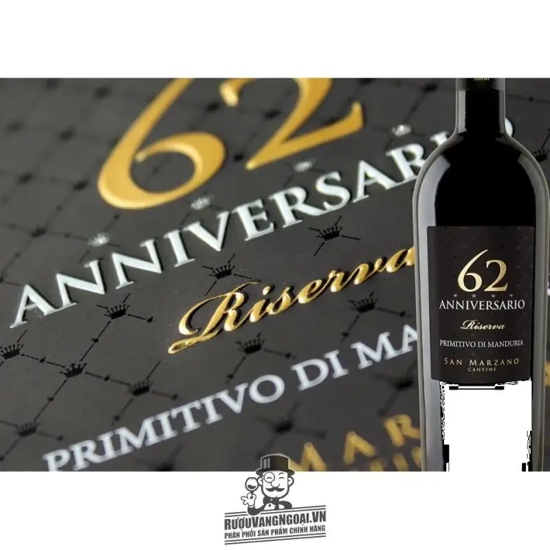 Rượu Vang ý 62 Anniversario