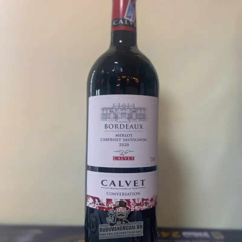 vang phap calvet conversation merlot cabernet giá bao nhiêu