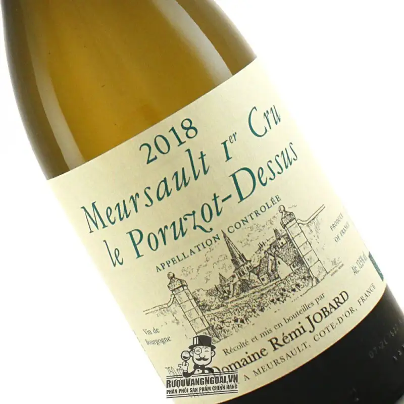 Vang Pháp Meursault 1er Cru Le Poruzot Dessus Remi Jobard thượng hạng