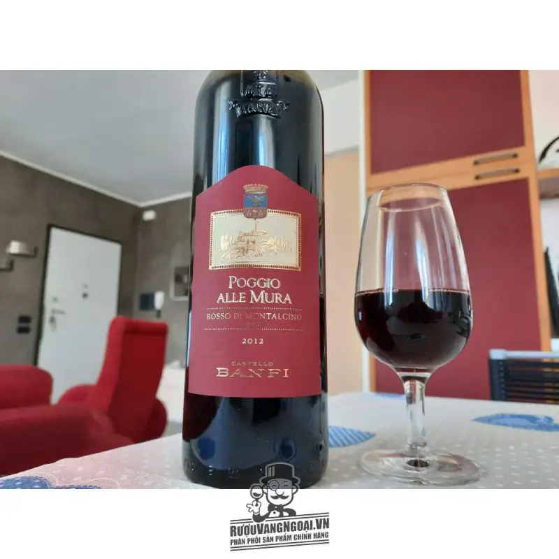 Mua vang y castello banfi poggio alle mura rosso di montalcino giá rẻ tại Sài Gòn