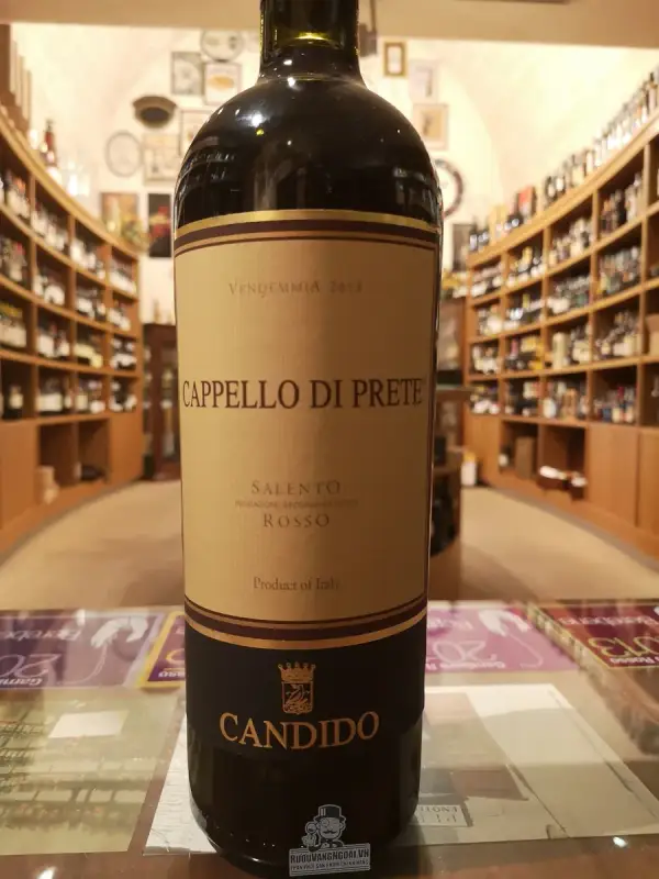 Vang Ý CANDIDO CAPPELLO DI PRETE SALENTO ROSSO