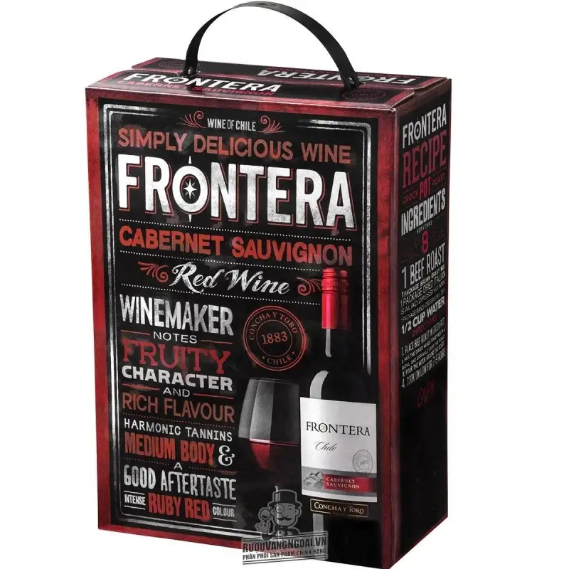 Vang bịch đỏ Chile Frontera Cabenet Sauvignon 3L