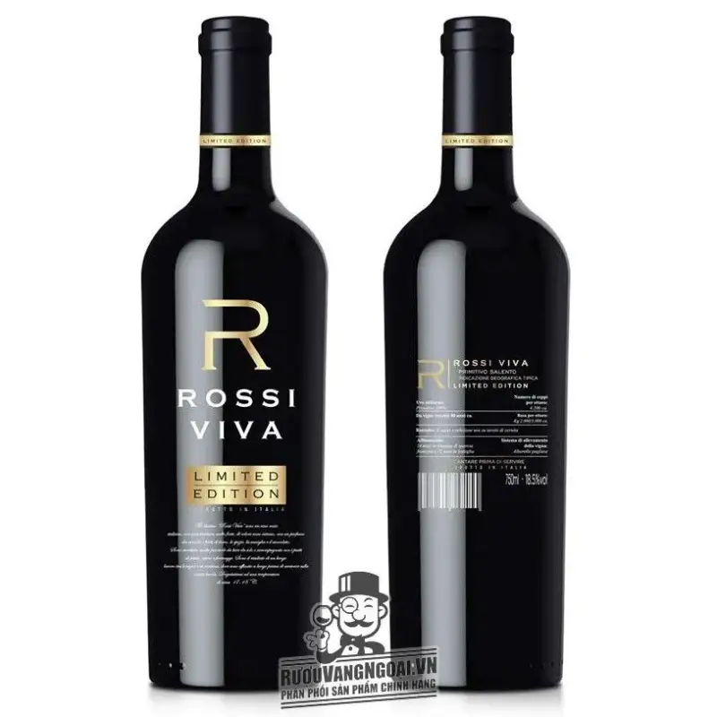 Vang Ý R ROSSI VIVA LIMITED EDITION 18,5 Độ