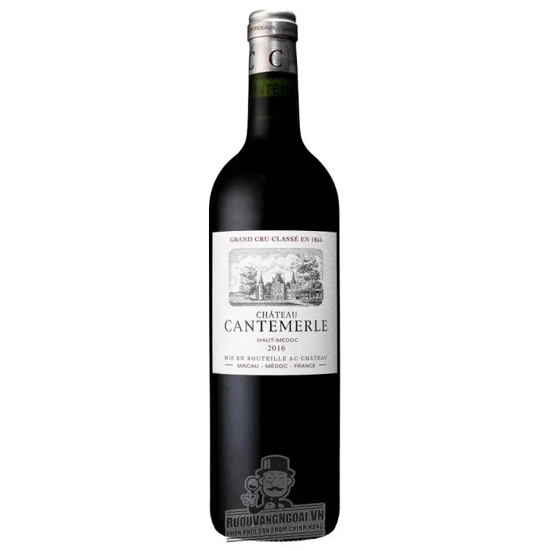 Rượu Vang Pháp Chateau Cantemerle Haut Medoc Grand Cru Classe cao cấp