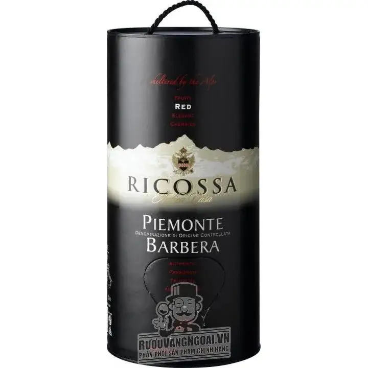 Vang Bịch Ý RICOSSA PIEMONTE BARBERA 3L