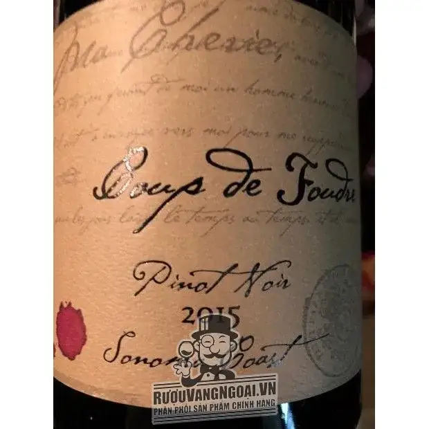 Vang Mỹ COUP DE FOUDRE PINOT NOIR