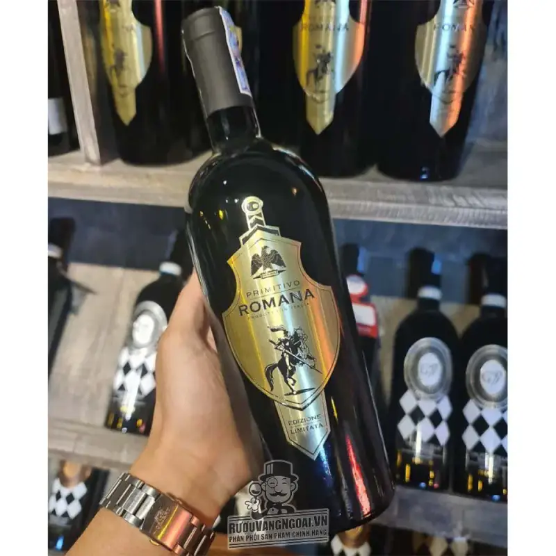 Rượu vang Ý Romana Primitivo uống ngon