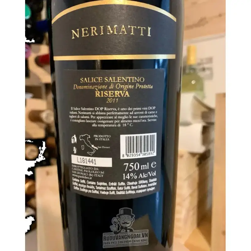 Địa chỉ bán vang y paolo leo nerimatti salice salentino riserva giá rẻ nhất
