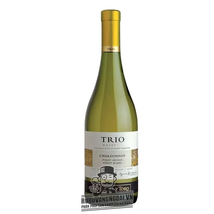 Vang Chile Concha y Toro Trio Reserva Chardonnay