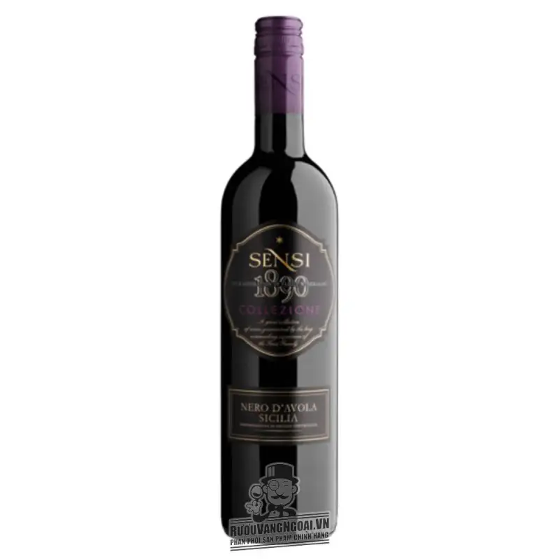Rượu Vang Ý Sensi Nero D’avola Collezione Igt Sicilia uống ngon