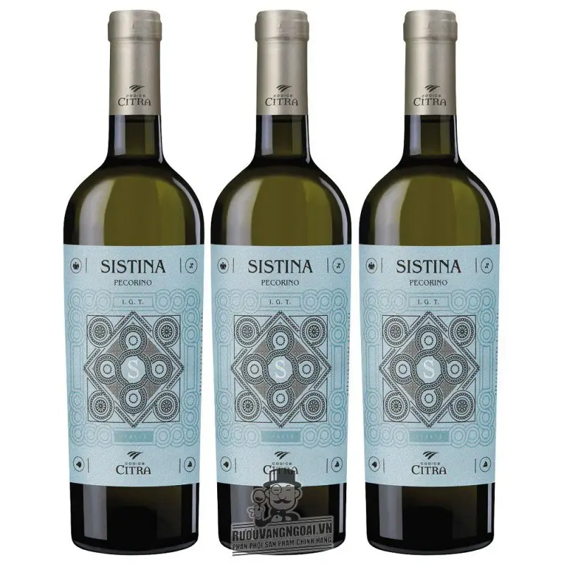 Rượu Vang Ý Sistina Pecorino Terre di Chieti thượng hạng
