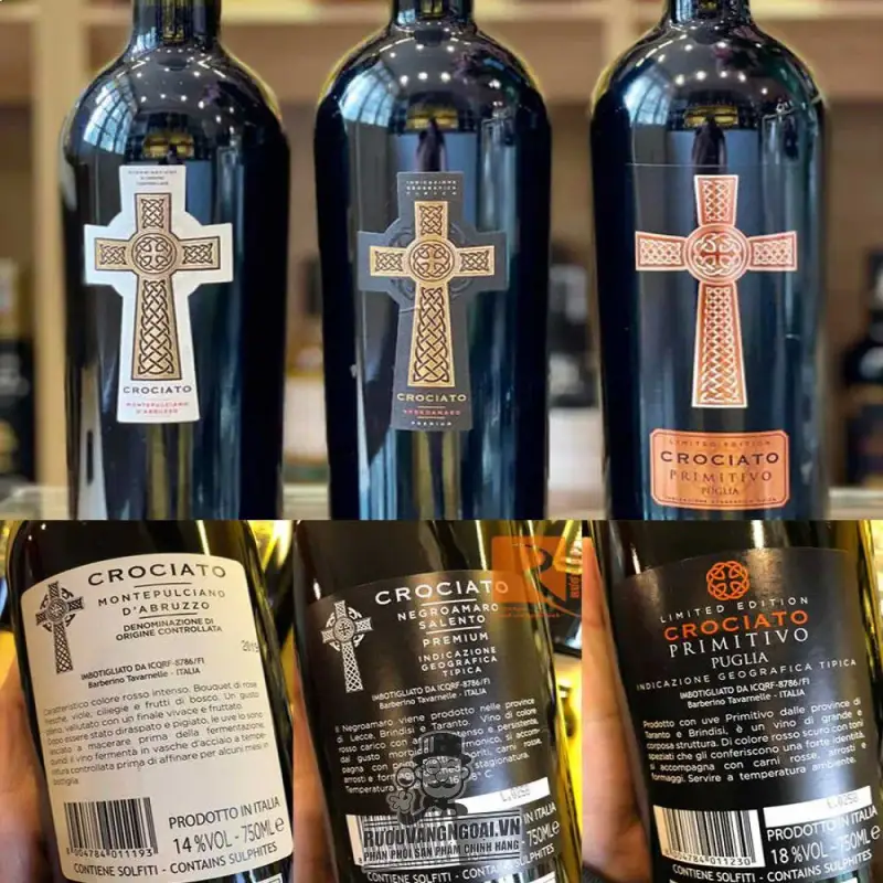 ruou vang y thanh gia crociato primitivo do giá bao nhiêu
