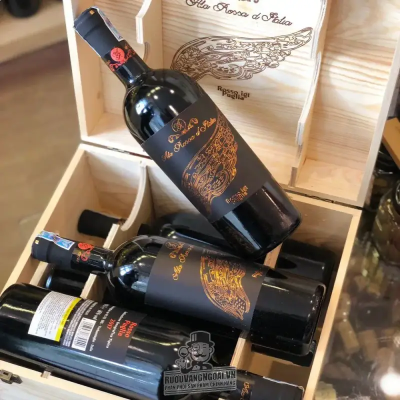 Mua vang y do ala rosso d italia puglia giá rẻ tại Hà Nội
