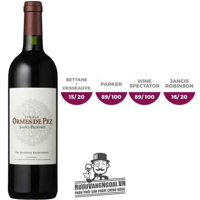 Rượu vang Pháp Chateau Ormes de Pez 2011