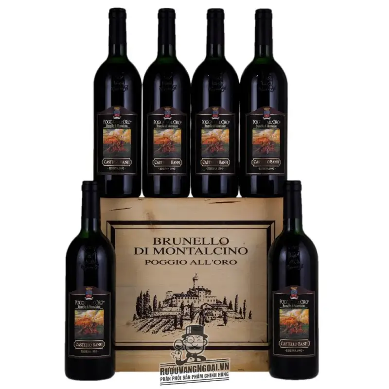 Rượu vang Castello Banfi Poggio All Oro Riserva