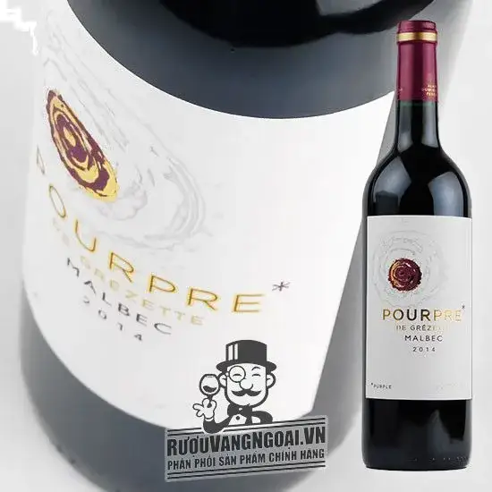 Mua vang phap pourpre de grezette malbec giá rẻ tại Hà Nội