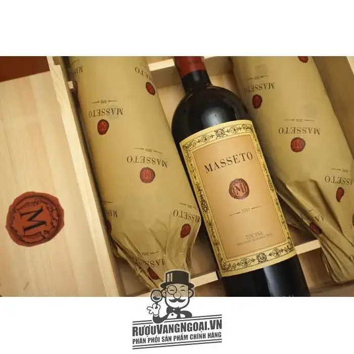 Vang ý MASSETO Merlot