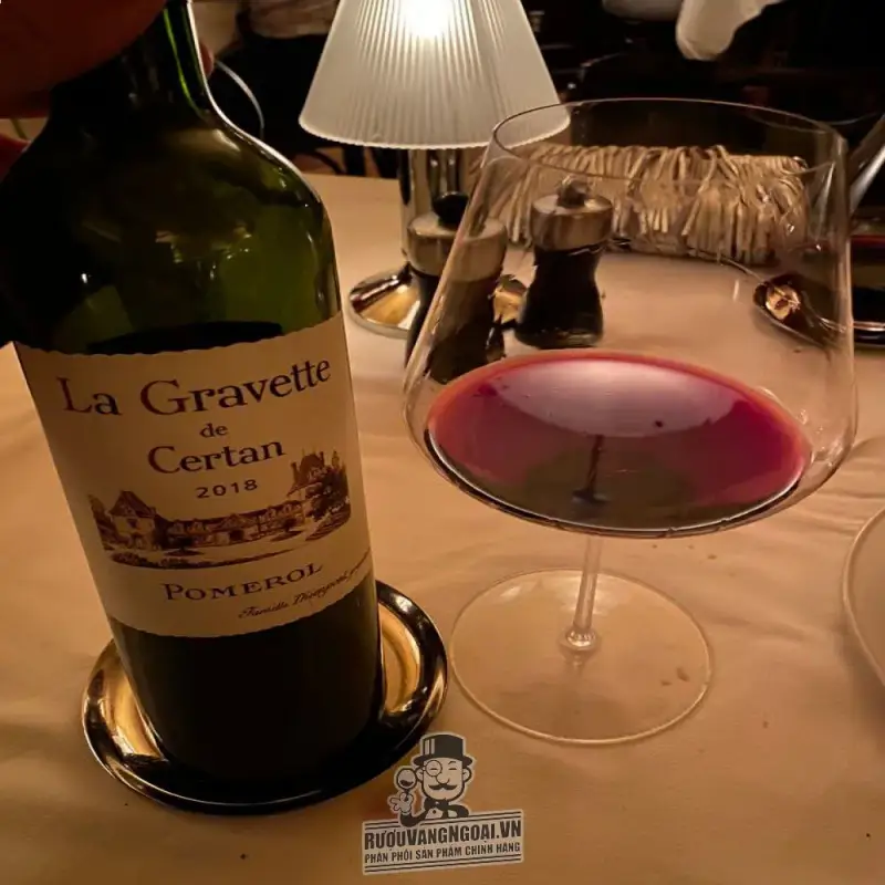 Địa chỉ bán vang phap la gravette de certan pomerol giá rẻ tại Sài Gòn