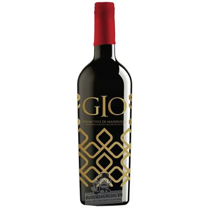 Rượu vang Gio Primitivo Di Manduria thượng hạng