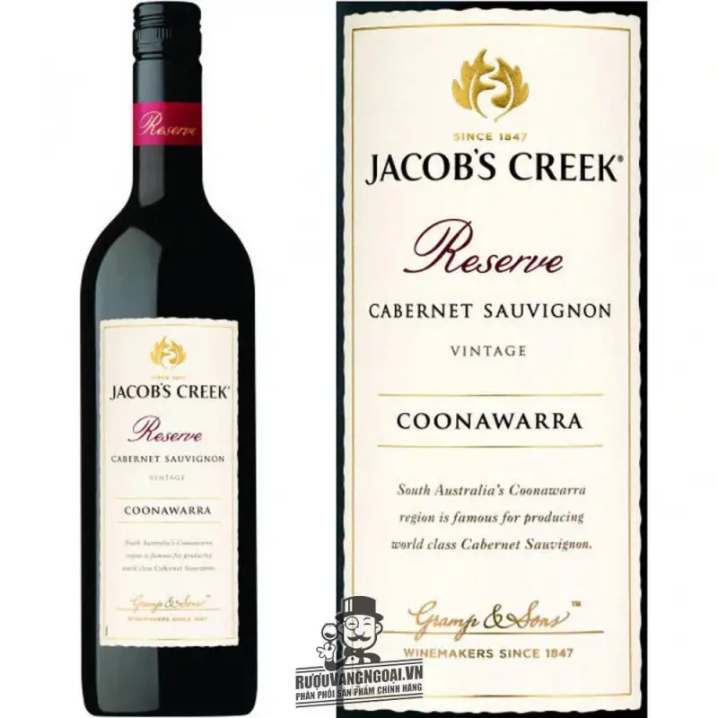Rượu vang Jacobs Creek Reserve Cabernet Sauvignon uống ngon