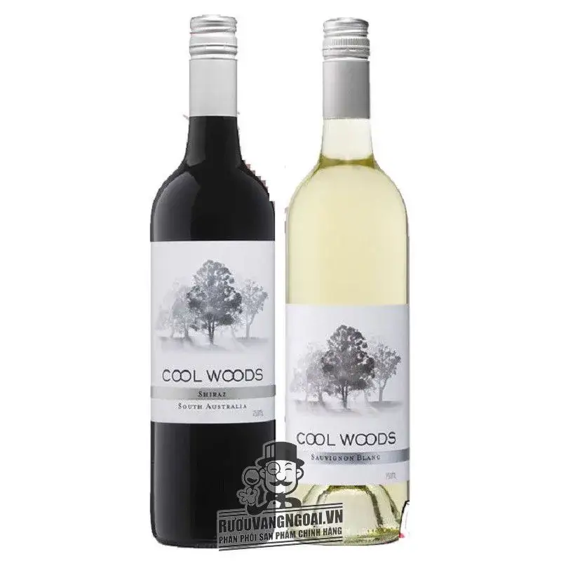 Rượu vang Cool Woods Đỏ Trắng uống ngon