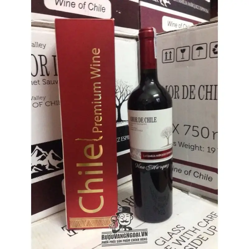 Vang Chile AMOR DE CHILE Cabernet Sauvignon