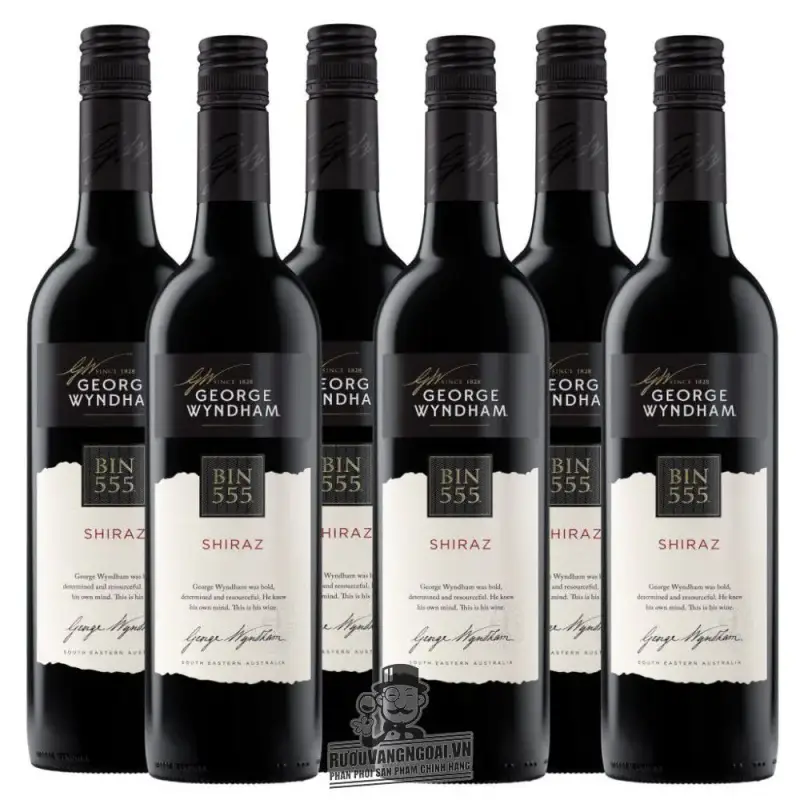 Rượu vang Bin 555 Wyndham Estate Shiraz Uống ngon