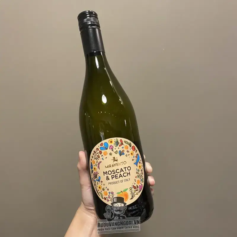 Vang Ý Moscato Peach Miravento Uống ngon