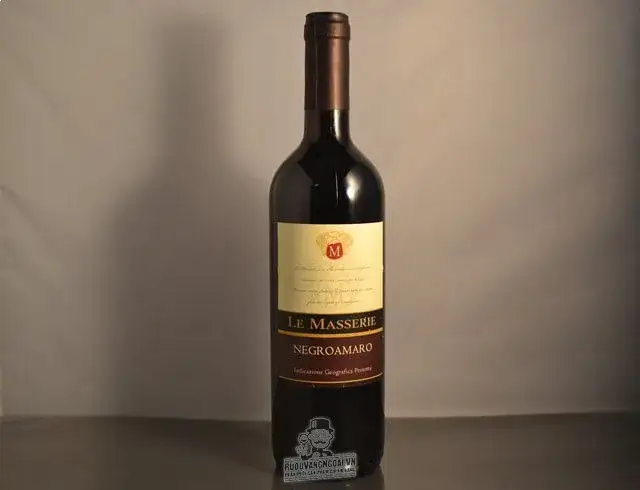 Vang Ý Le Masserie Negroamaro