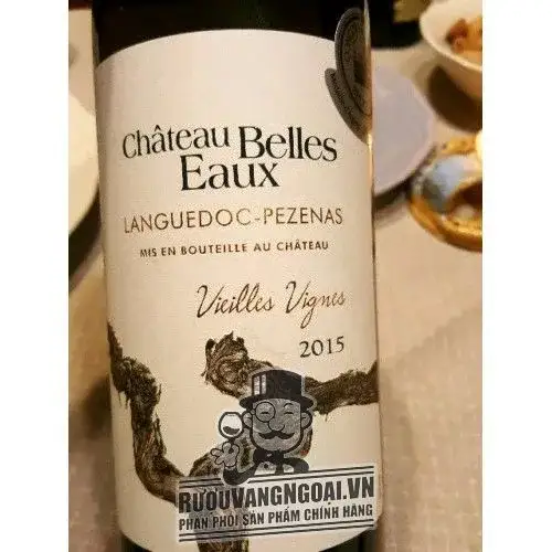 Vang Pháp CHATEAU BELLES EAUX LANGUEDOC PEZENAS VIEILLES VIGNES