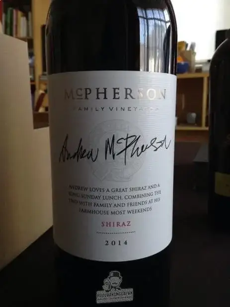 Rượu vang McPherson Family Vineyard (Red - White - Rosé)