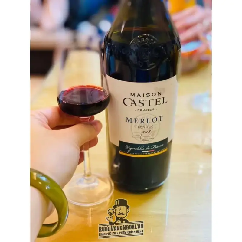 Địa chỉ bán vang phap maison castel merlot giá rẻ tại Hà Nội
