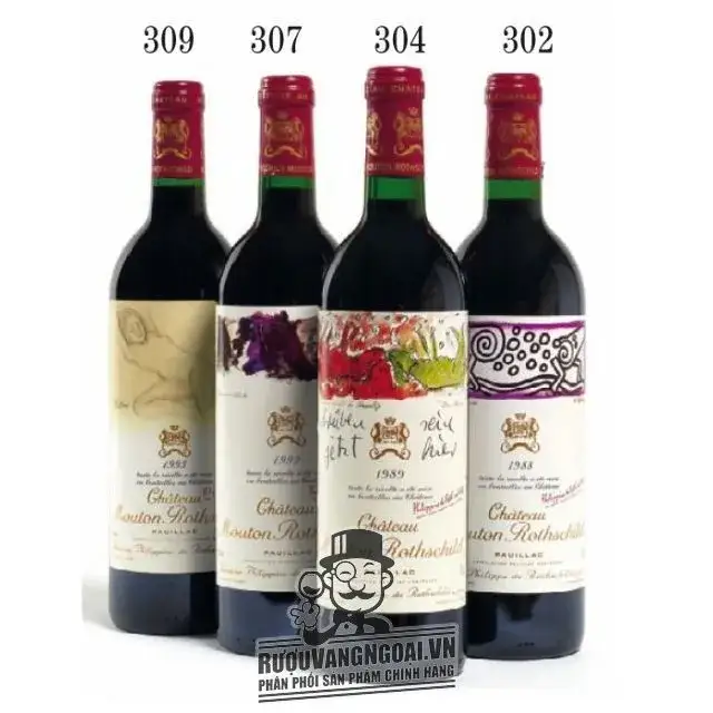 Vang Pháp Chateau Mouton Rothschild 1988/ 1989