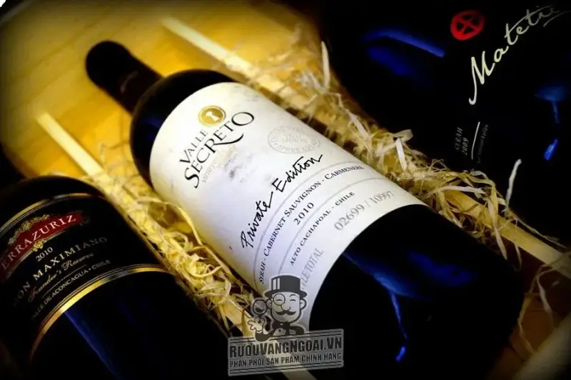 Káº¿t quáº£ hÃ¬nh áº£nh cho vang chile valle secreto