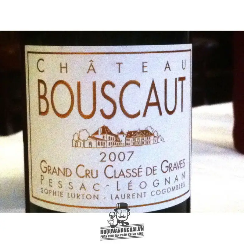 Vang Pháp Chateau Bouscaut Grand Cru Classe de Graves White 93 điểm