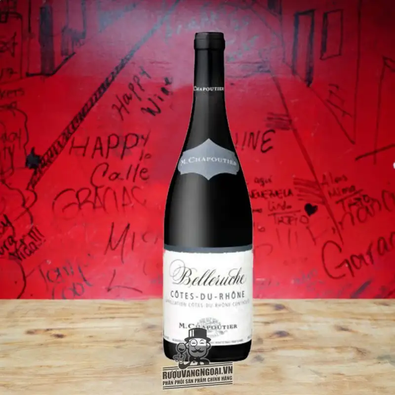 Mua vang phap belleruche cotes du rhone m chapoutier chinh hang giá rẻ tại Sài Gòn