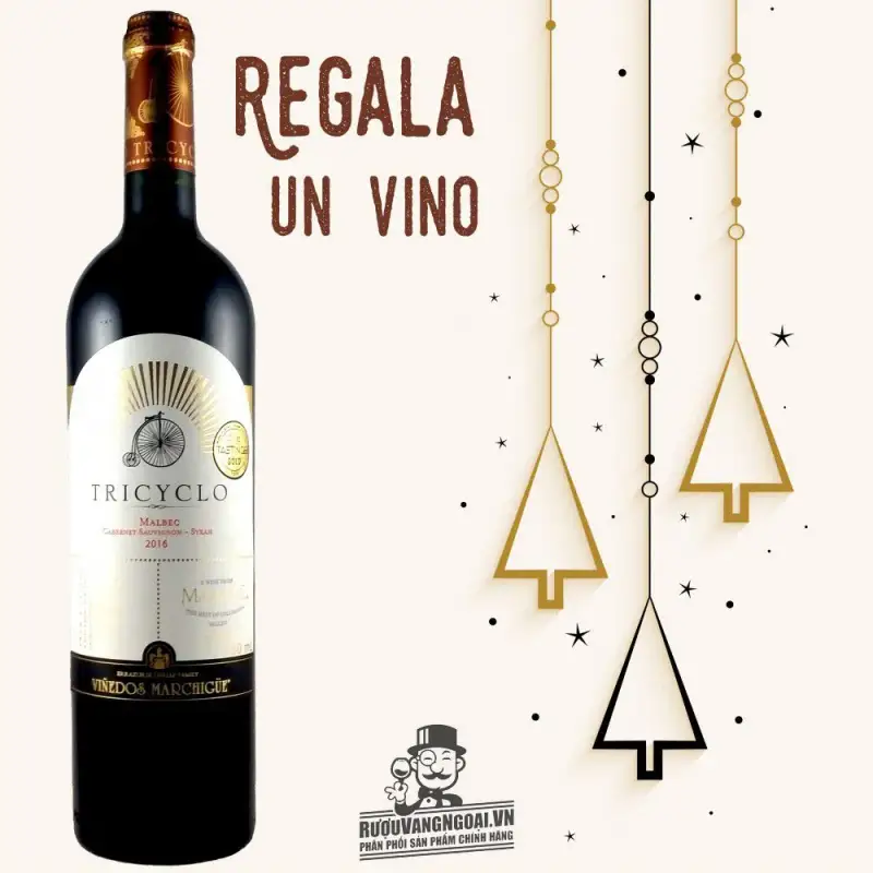 Mua vang chile tricyclo marchigue colchagua valley giá rẻ tại Hà Nội