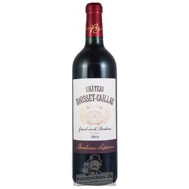 Vang Pháp Chateau Rousset Caillau Bordeaux uống ngon