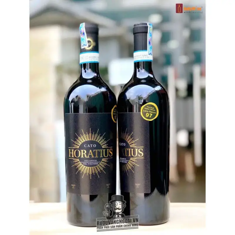 Vang Ý Horatius Aglianico Cato