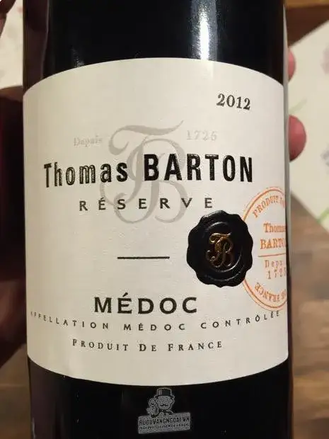 Rượu vang Thomas Barton Reserve Medoc