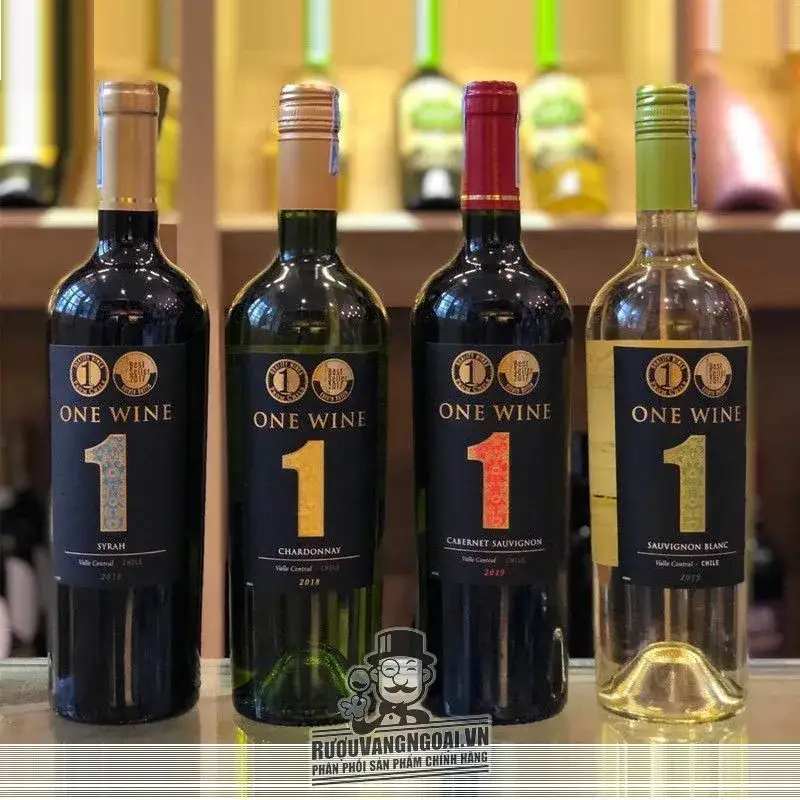 Rượu Vang Chile One Wine số 1 trắng đỏ