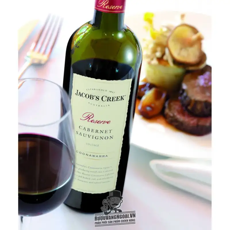 Rượu vang Jacobs Creek Reserve Cabernet Sauvignon uống ngon