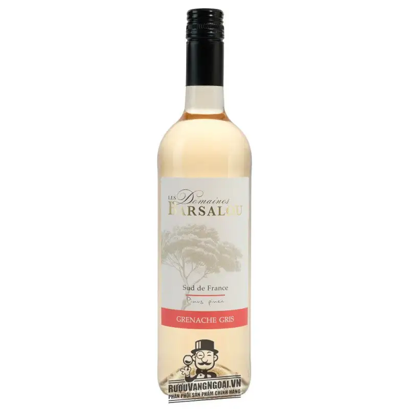 Vang Pháp Barsalou Les Domaines Rose Grenache Gris uống ngon