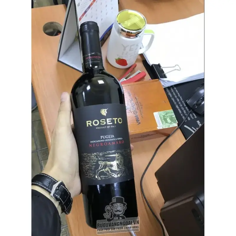 Rượu Vang Ý ROSETO PUGLIA NEGROAMARO