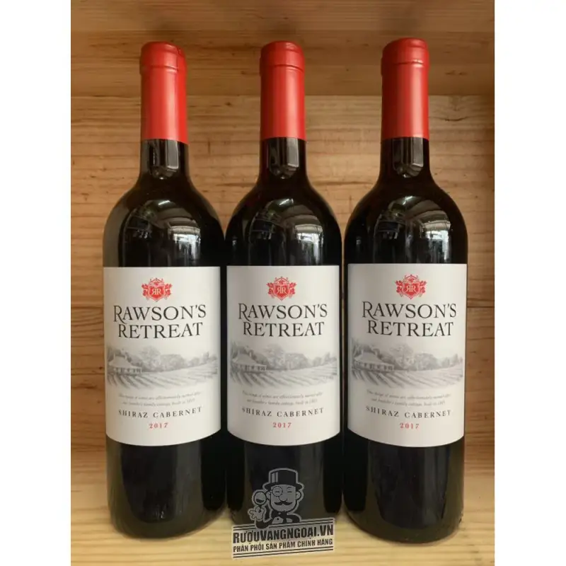 Mua ruou vang rawsons retreat shiraz cabernet penfolds giá rẻ tại Hà Nội