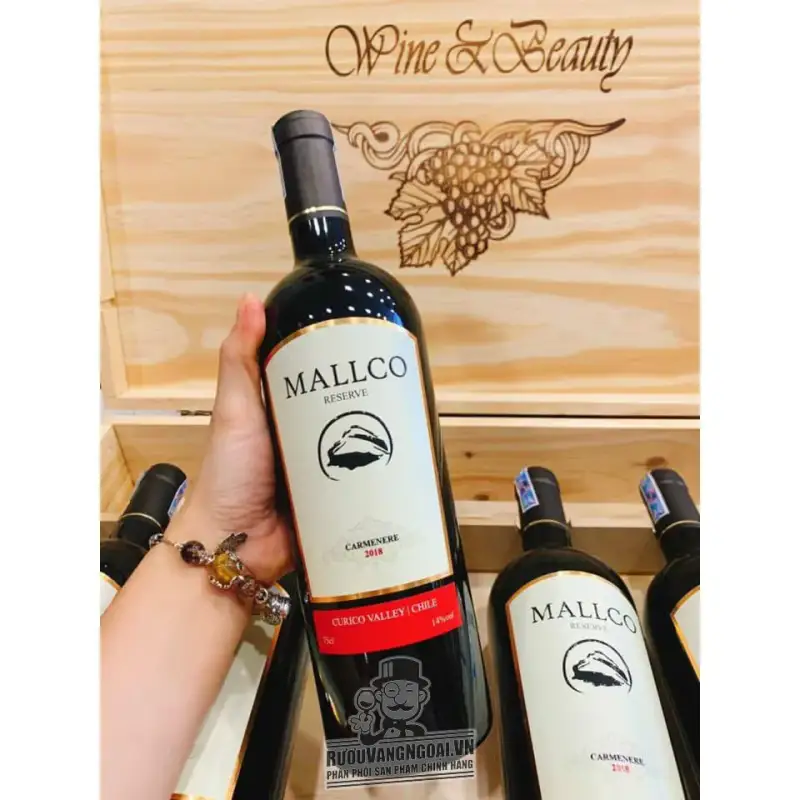 Giá vang chile mallco reserva carmenere