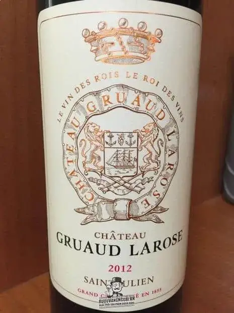 Vang Pháp Chateau Gruaud Larose 2012
