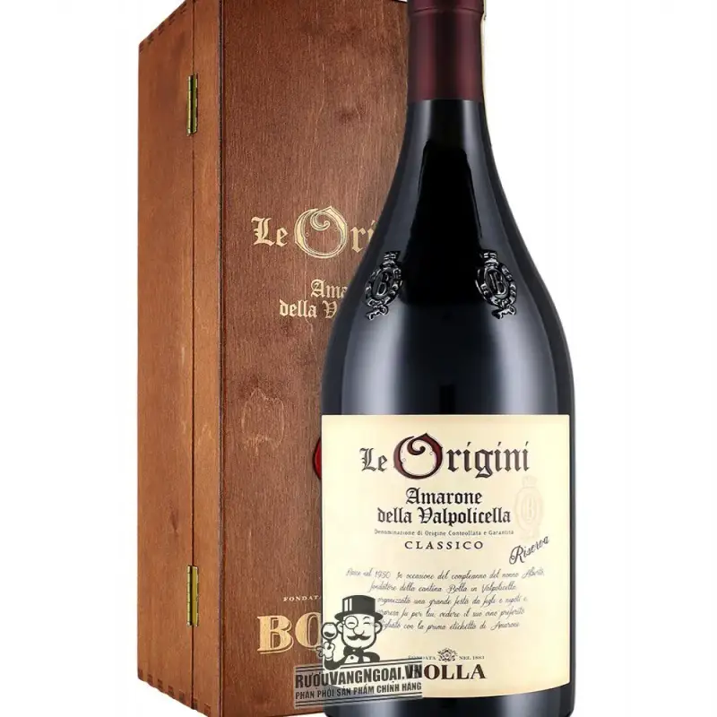 Địa chỉ bán vang y bolla le origini amarone riserva giá rẻ tại Sài Gòn
