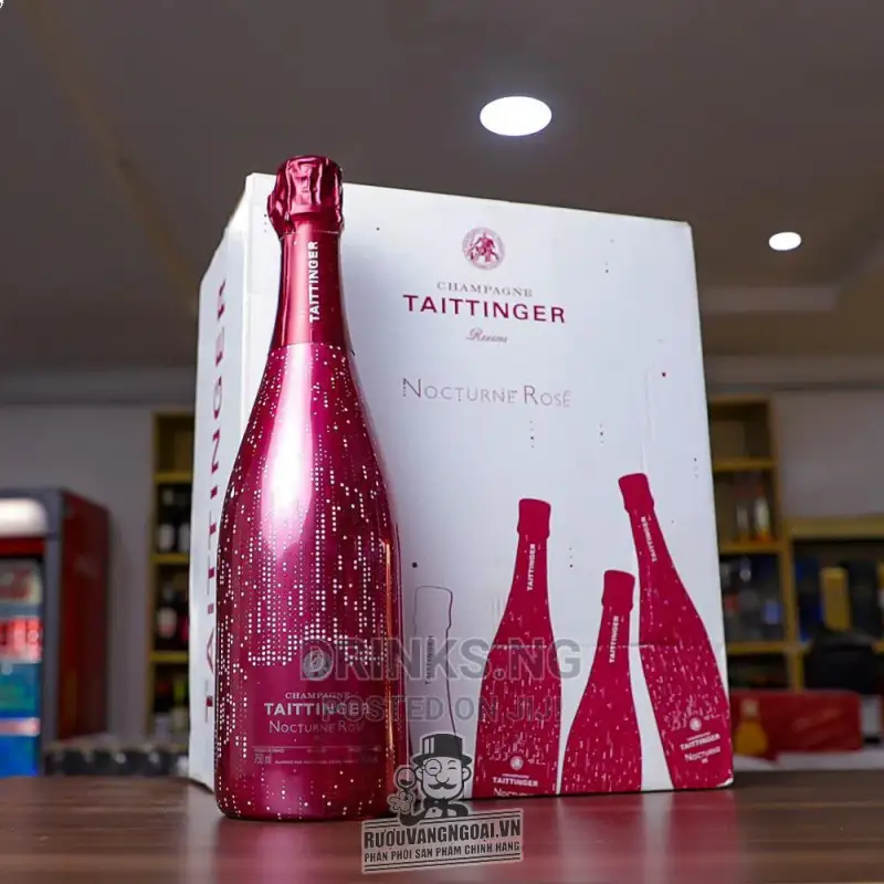 Mua ruou champagne taittinger nocturne rose city lights giá rẻ tại Hà Nội